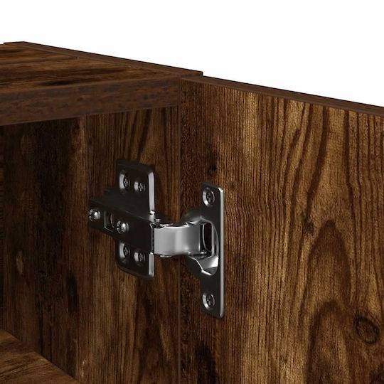 vidaXL Bathroom Cabinet L20.5xW22xH72cm Oak