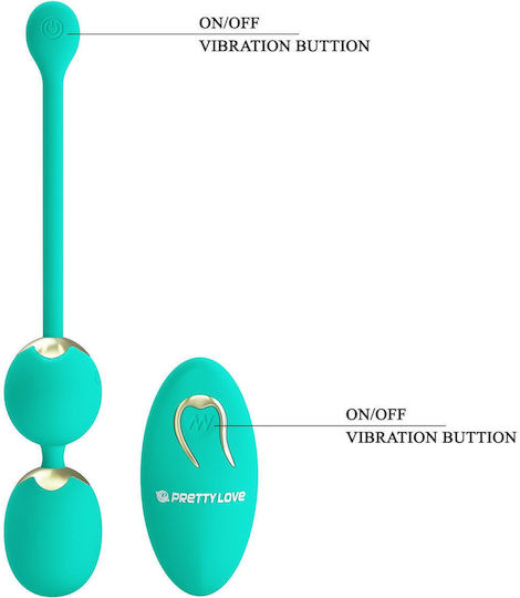 Pretty Love Lechies Dream Chaser 5 Green Wireless Remote Control 12 Vibration Functions Memory