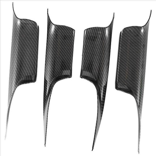 Set 4 Interior Door Handles Motor10 Front Rear Bmw Series 7 F01 F02 F04 51419115533 Black Carbon