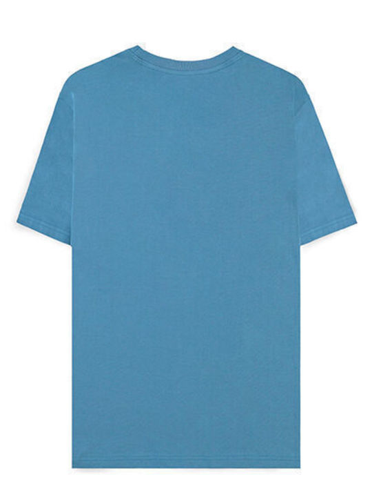 Difuzed Stitch T-shirt Blau Difuzed Stitch T-shirt Blau