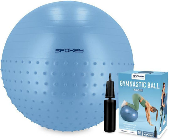 Spokey Half Fit Ball Pilates 65cm in Blue Color