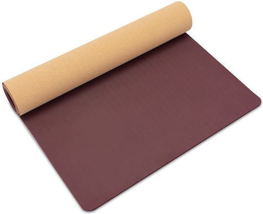 Spokey Savasana Exercise Mat Brown (183x61x0.4cm)