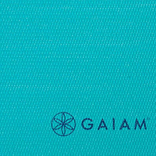 Gaiam 2-Color Yoga Mat Covor de exerciții fizice Yoga Turcoaz Mare deschisă (173x61x0.4cm)