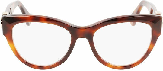 Lanvin Plastic Eyeglass Frame Brown LNV2626-214