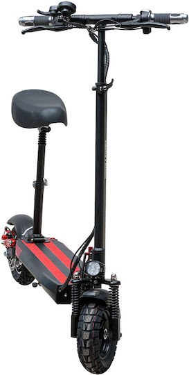 PS-118826 Electric Scooter with 45km/h Max Speed and 40km Autonomy in Negru Color with Seat