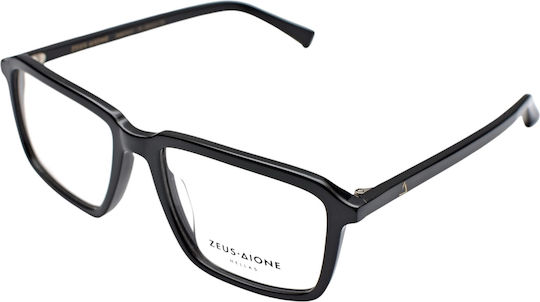 Zeus & Dione Atlas Kunststoff Brillenrahmen Schwarz C5