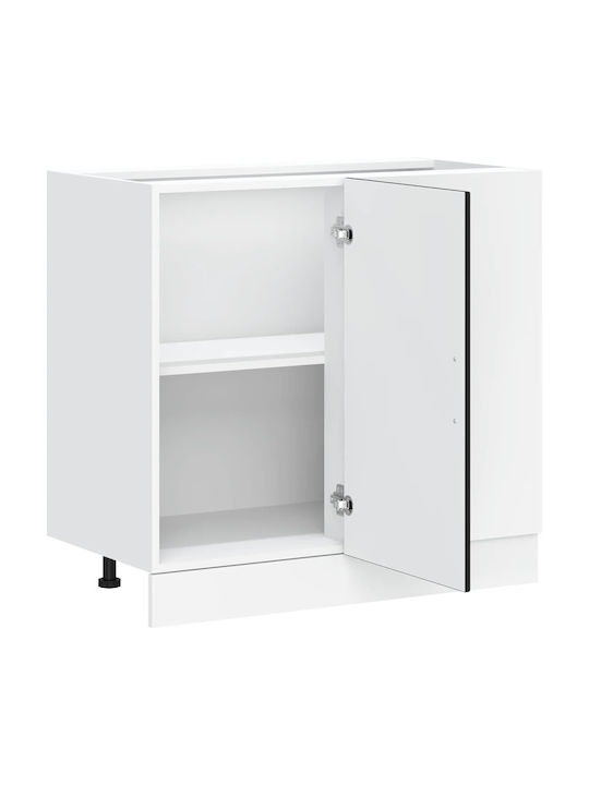 Dulap pentru Chiuvetă Negru 80x46x81.5buc