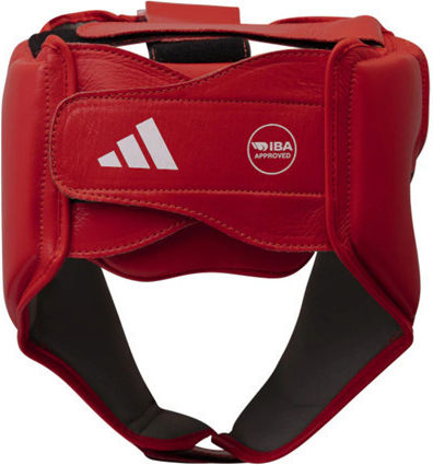 adidas AIBAH1 Căști de box Adulți Față deschisă Din piele Roșu