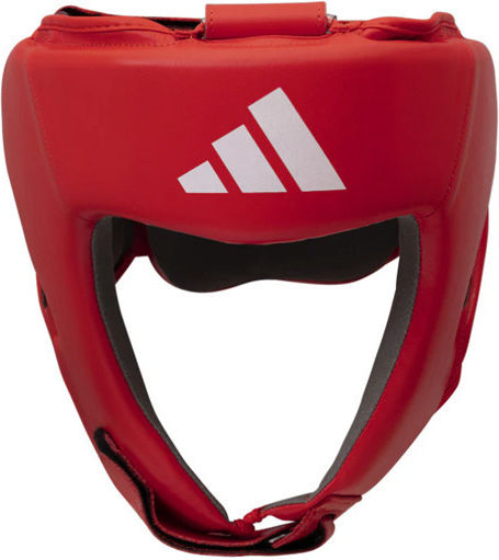 adidas AIBAH1 Căști de box Adulți Față deschisă Din piele Roșu