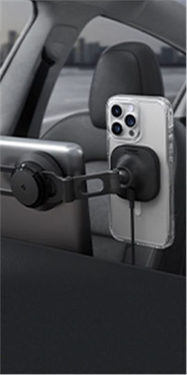 Spigen Onetap Pro 3 Βάση Κινητού Αυτοκινήτου με Ρυθμιζόμενα Άγκιστρα και Ασύρματη Φόρτιση Μαύρη