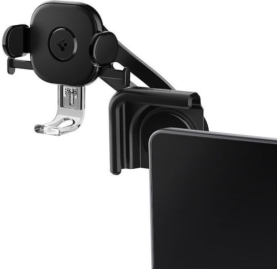 Spigen Tesla Taplock Universal Car Mount Holder Car Mobile Mount with Adjustable Hooks Black