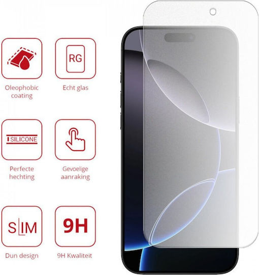 Rosso Ματ Tempered Glass (iPhone 16 Pro Max)