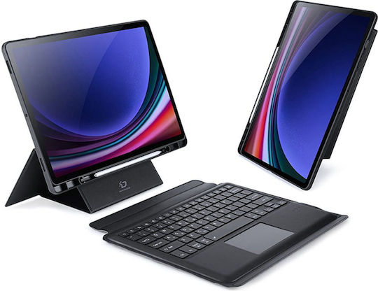 Dux Ducis Dk Series Flip Cover με Πληκτρολόγιο Μαύρη (Galaxy Tab S10+)