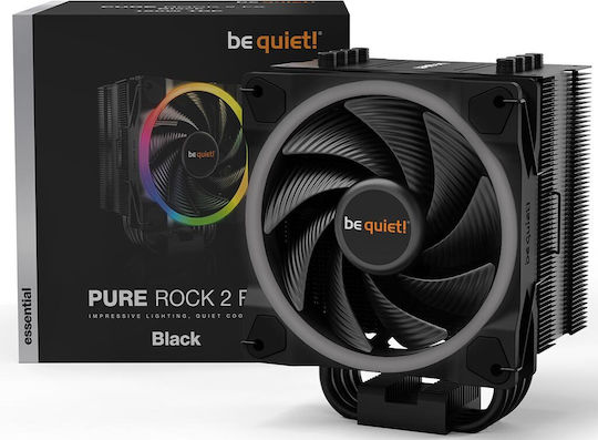 Be Quiet Pure Rock 2 FX Ψύκτρα Επεξεργαστή για Socket AM4/AM5/1200/115x/1700 με ARGB Φωτισμό