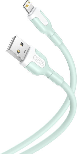 XO NB212 USB-A to Lightning Cable Green 1m (16.005.0201)