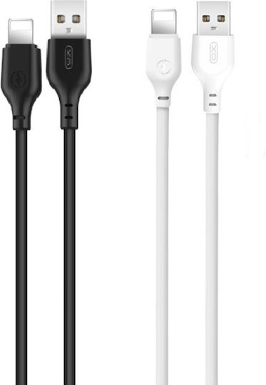 XO NB103 30τμχ USB to Lightning Cable Μαύρο & 20τμχ Λευκό 1m (XO-NB103L)