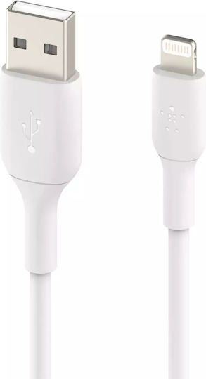 Belkin USB-A to Lightning Cable 12W White 3m (CAA001BT3MWH)