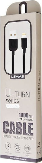 Usams SJ097 USB-A to Lightning Cable Black 1m (IPUSBXD01)