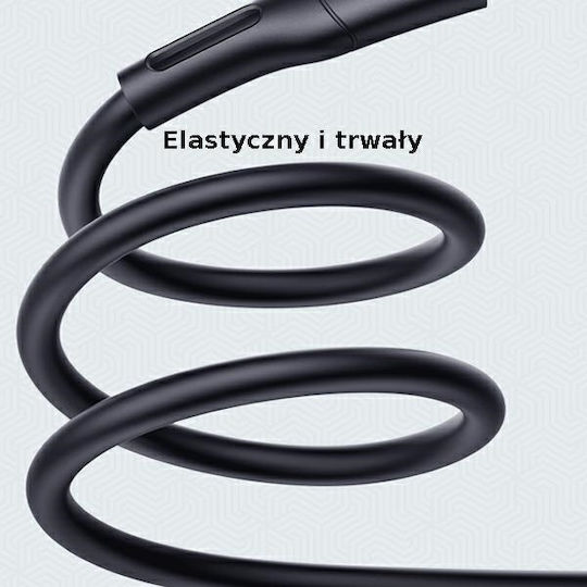 Usams U68 USB-A zu Lightning Kabel Schwarz 1m (SJ500USB01)