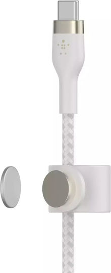 Belkin BoostCharge Pro Flex Braided USB-C to Lightning Cable 15W White 3m (CAA011BT3MWH)