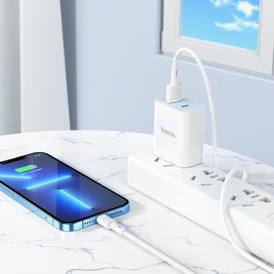 Hoco X83 Victory USB-A zu Lightning Kabel Weiß 1m (HC-X83LWH)