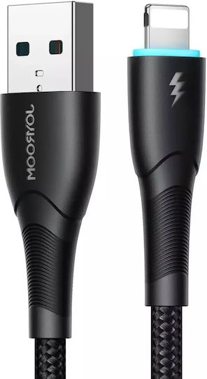 Joyroom Braided USB-A to Lightning Cable Μαύρο 1m (SA32-AL3)