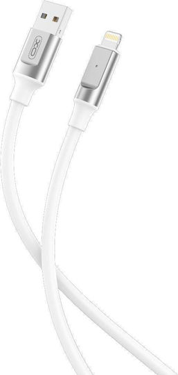 XO NB251 USB-A to Lightning Cable 30W Λευκό 1m (16.005.0262)