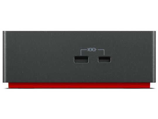 Lenovo ThinkPad Universal 90W USB-C Docking Station with HDMI/DisplayPort 4K PD Ethernet and Support for 3 Monitors Black