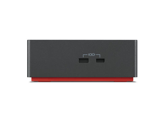 Lenovo ThinkPad Universal USB-C Docking Station με HDMI/DisplayPort 4K PD Ethernet και συνδεση 3 Οθονών Μαύρο