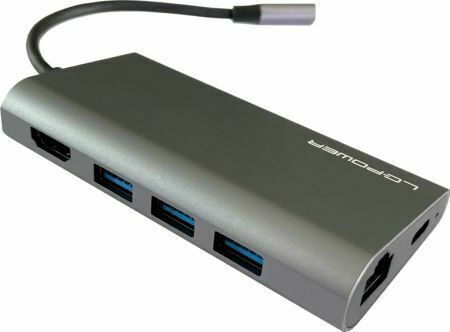 Lenovo 7-in-1 USB-C Docking Station with HDMI 4K Black