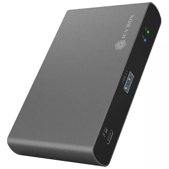 Icy Box Thunderbolt 4 Docking Station με 4K PD και σύνδεση 2 Οθονών Μαύρο (IB-HUB801-TB4)