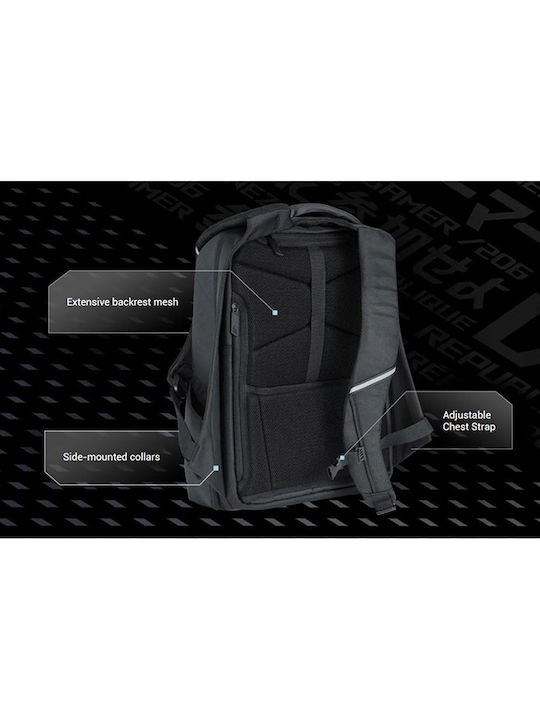 Asus ROG Ranger Τσάντα Πλάτης για Laptop 16" σε Μαύρο χρώμα