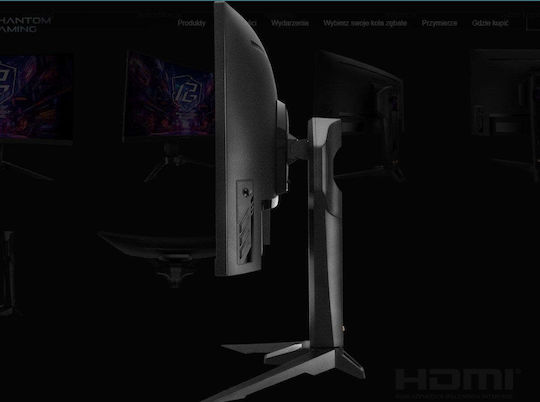 ASRock Phantom Gaming PG27QRT2A VA HDR Curved Gaming Monitor 27" QHD 2560x1440 180Hz με Χρόνο Απόκρισης 5ms GTG