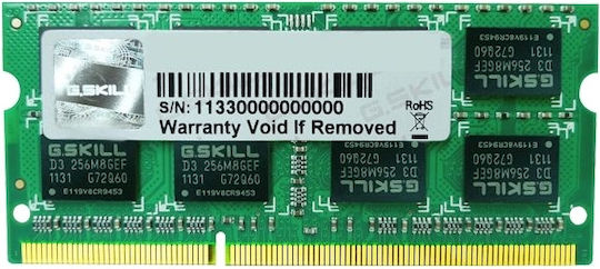 G.Skill DDR3L με Module 1x4GB και Ταχύτητα 1600 για Laptop
