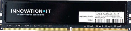 Innovation IT DDR4 with Module 1x16GB and Speed 3200 for Desktop