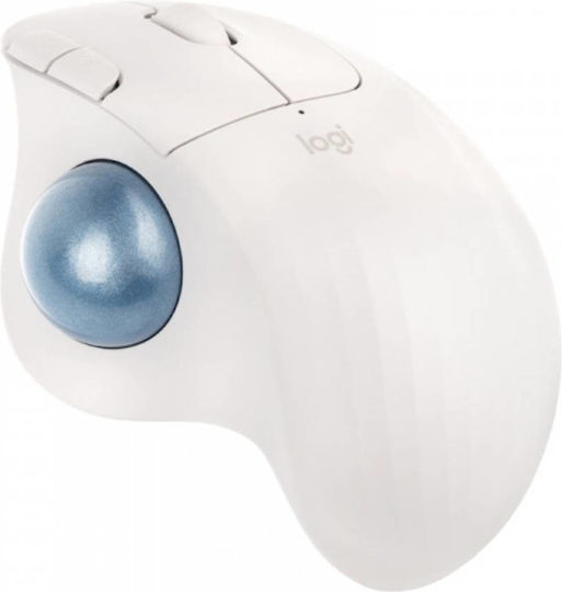 Logitech Ergo M575S Wireless Bluetooth Mouse with Trackball White