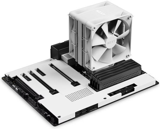 NZXT T120 Ψύκτρα Επεξεργαστή για Socket AM4/AM5/1200/115x/1700 Λευκή