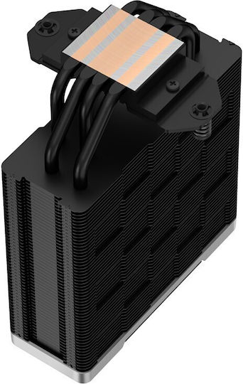 Deepcool AK400 Zero Dark Plus Ψύκτρα Επεξεργαστή για Socket AM4/AM5/1200/115x/1700
