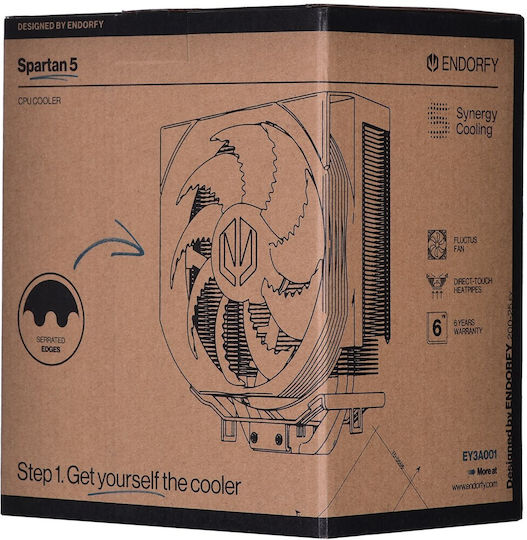 Endorfy Spartan 5 Ψύκτρα Επεξεργαστή για Socket AM4/AM5/1200/115x/1700