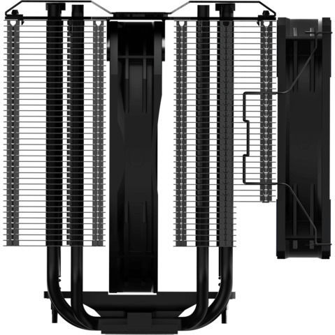 CoolerMaster MasterAir MA824 Stealth Ψύκτρα Επεξεργαστή Διπλού Ανεμιστήρα για Socket AM4/AM5/1200/115x/1700