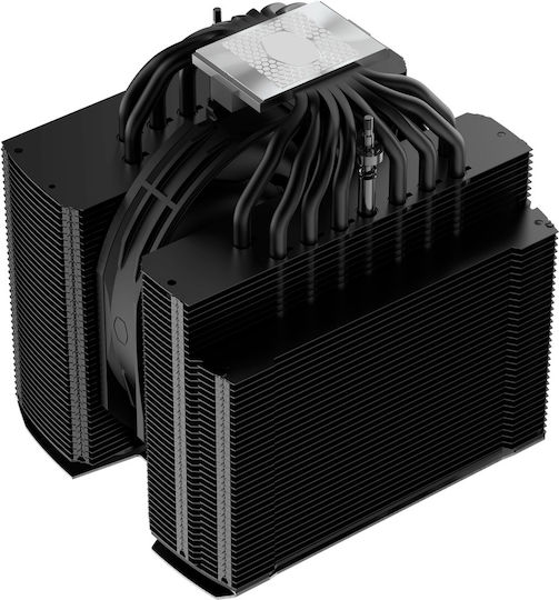 CoolerMaster MasterAir MA824 Stealth Ψύκτρα Επεξεργαστή Διπλού Ανεμιστήρα για Socket AM4/AM5/1200/115x/1700