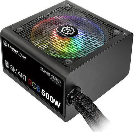 Thermaltake Smart W3 500W Μαύρο Τροφοδοτικό Υπολογιστή Full Wired 80 Plus Standard