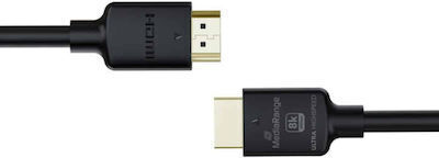 MediaRange HDMI 2.1 Ultra High Speed 48Gbps 4K 120Hz HDR VRR Cable HDMI Male - HDMI Male 2m Black