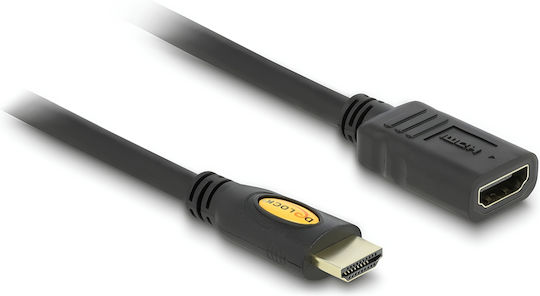 DeLock HDMI 1.4 Cable HDMI male - HDMI female 2m Black