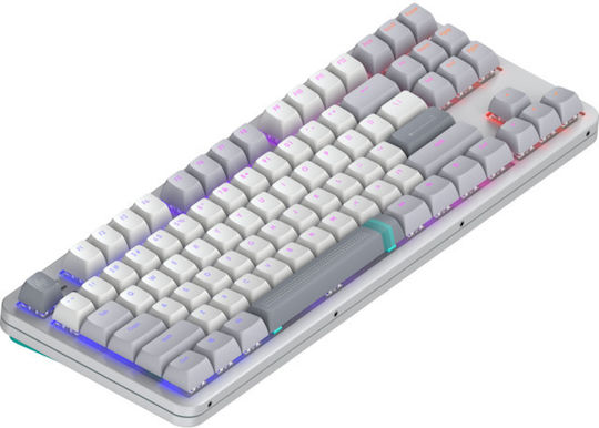 Dark Project ALU87A Gaming Mechanical Keyboard Tenkeyless with RGB lighting (English UK) Gray