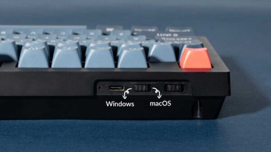 Keychron V5M-D4 Max QMK/VIA Wireless Gaming Mechanical Keyboard 96% with Gateron Jupiter Banana switches and RGB lighting (English US)