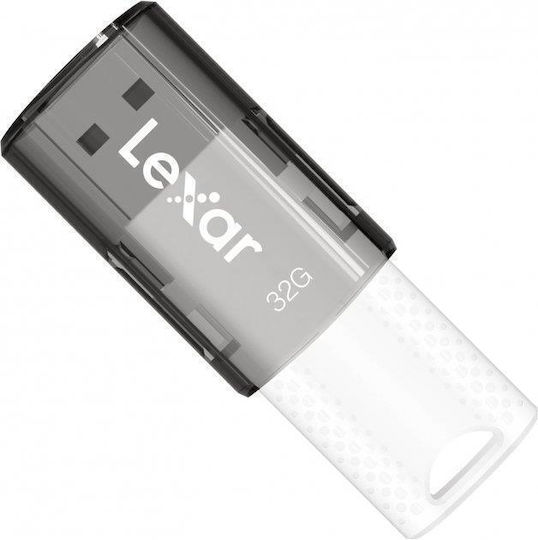 Lexar JumpDrive S60 32GB USB 2.0 Stick Μαύρο