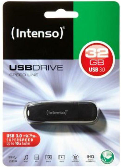 Intenso Speed Line 32GB USB 3.0 Stick Black