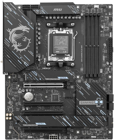 MSI X870 GAMING PLUS WIFI Motherboard ATX με AMD AM5 Socket 7E47-004R