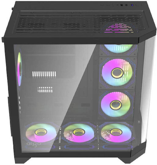 Darkflash Darkflash FT418 Pro Gaming Midi Tower Κουτί Υπολογιστή με RGB Φωτισμό Μαύρο